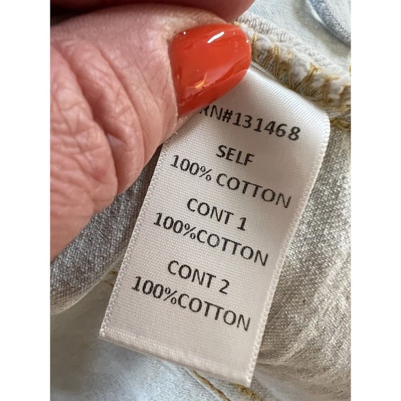 Vici Women's Blue Denim Jean Jacket Button Size S Oversize Hoodie Mixed Media - Picture 5 of 6